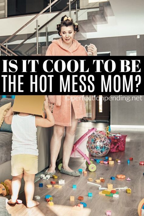 We are all the hot mess mom and sometimes we are the perfect pinterest mom too. We can be both, and it's OK to embrace all sides of motherhood. But, let's be careful not to make the hot mess mom be all that is portrayed in social media #motherhood #hotmessmom #hotmessexpress #hotmess #momlife #perfectmom Pinterest Mom, Hot Mess Mom, Newborn Sleep Schedule, Parenting Blogs, Kids Fever, Kid Responsibility, Mom Life Quotes, Baby Facts, Breastfed Baby