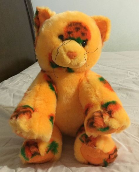 Pumpkin Cat Build A Bear, Pumpkin Kitty Build A Bear, Halloween Build A Bear, Build A Bear Halloween, Pumpkin Kitty, Halloween Costume Props, Easy Draw, Cat Orange, Teddy Bears For Sale