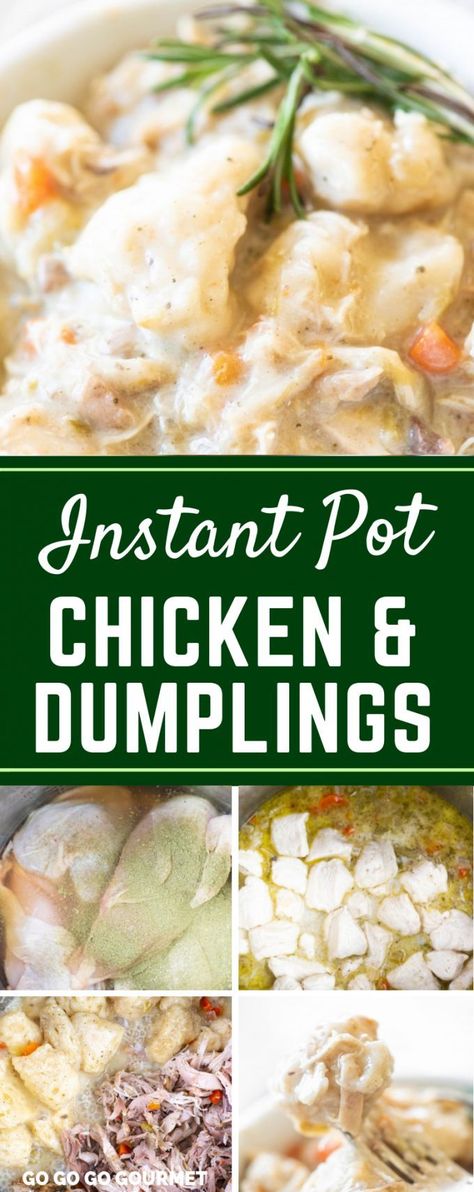 Instapot Chicken And Dumplings, Dinner From Scratch, Instant Pot Chicken And Dumplings, Bisquick Biscuits, Best Easy Recipes, Chicken And Dumplings Recipe, Pillsbury Biscuits, Chicken Dumplings, Meat Recipes For Dinner