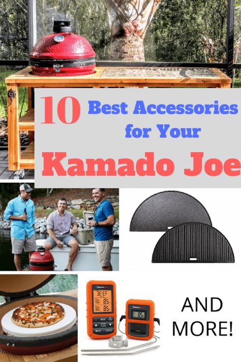 Kamado Joe Recipes, Kamado Grill Recipes, Homemade Smoker, Bbq Pitmasters, Accessories List, Ceramic Grill, Kettle Grills, Joe Recipe, Kamado Grill