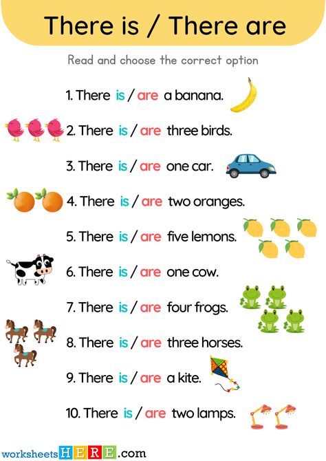 Grammar Worksheets For Kindergarten, Is And Are Worksheets For Kindergarten, Am Is Are Worksheets For Grade 1, There Is And There Are Worksheets, Is There Are There Worksheet, Is Am Are Worksheets Grade 1, Grade One English Worksheets, Worksheet English For Kindergarten, English Exercises Worksheets