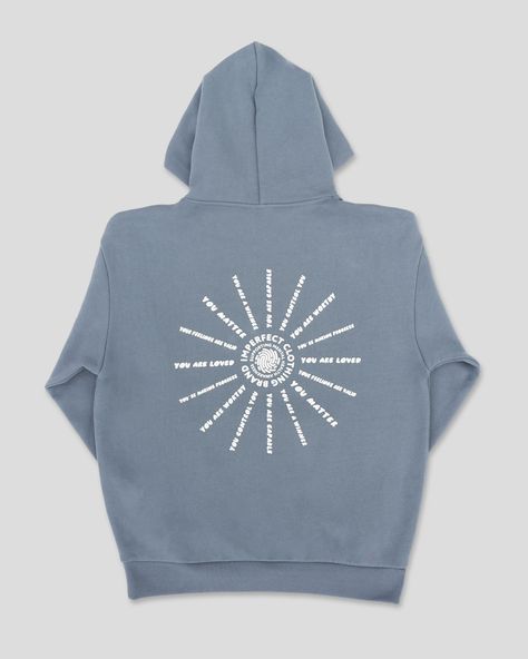 Indulge in the Imperfect Hoodie, a statement piece that embraces the beauty of imperfection. Designed to remind you that being imperfect is what makes you unique, this hoodie celebrates individuality and self-acceptance. Soft on the inside, durable on the outside, it’s perfect for everyday wear and a constant reminder to love yourself just the way you are. #mentalhealthawareness #clothingbrand #newhoodie #smallbusiness What Makes You Unique, Self Acceptance, The Way You Are, Just The Way, Statement Pieces, Clothing Brand, Everyday Wear, Im Not Perfect, Love You