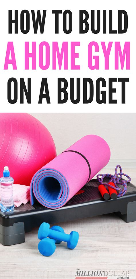 Budget Home Gym | Home Gym Exercise Equipment | Home Gym Equipment to Get Home Gym On A Budget, Home Gym Basement, Building A Home Gym, Home Gym Essentials, Workout Room Home, Home Gym Garage, Diy Home Gym, Home Gym Exercises, Home Gym Decor