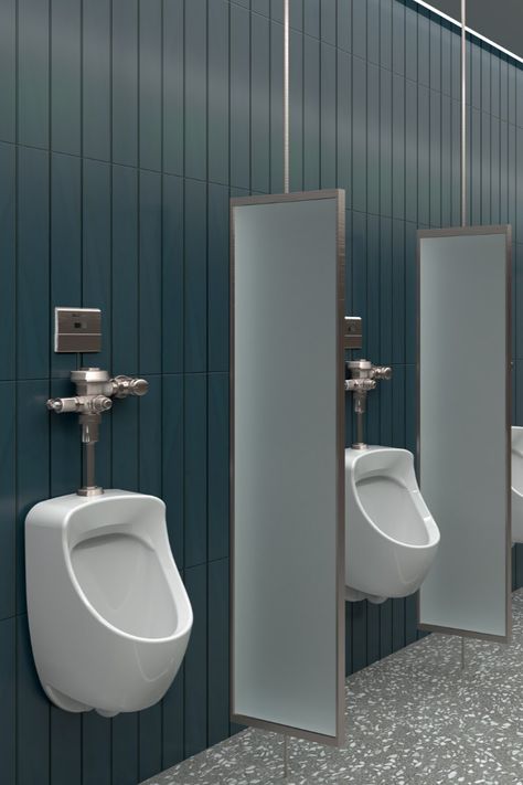 Beautiful Public Bathrooms, Public Toilet Design, Public Bathroom Design, Outdoor Restrooms, Urinal Design, Toilet Dimensions, Public Restroom Design, Commercial Restroom, Men Bathroom