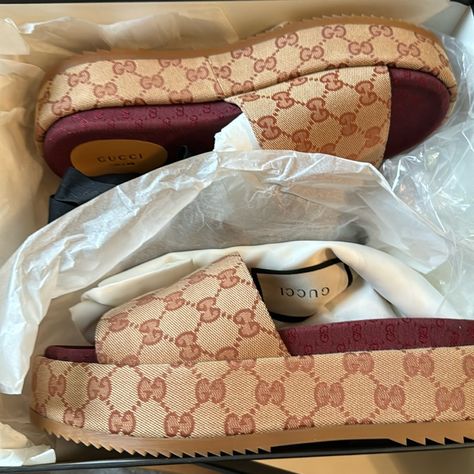 Brand New Gucci Platform Sandals. Size 41 1/2. Includes Box And Dust Bags. Gucci Platform Sandals, Gucci Platform, Shoes Brand, Gucci Shoes, Spring 2024, Shoe Brands, Platform Sandals, Women's Shoes Sandals, Shoes Sandals