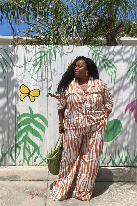 Plus Size Street Style, Miami Outfit, Plus Size Vacation, Outfit Plus Size, Plus Size Pajamas, Plus Size Summer Outfit, Twelfth Night, Vacation Outfit, Moda Plus