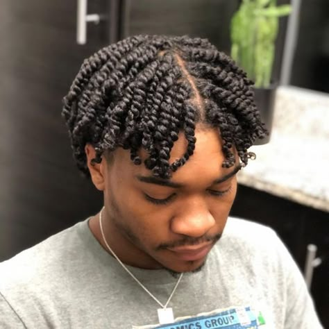 Men Twist, Two Strand Twist Hairstyles, Twist Hair Men, Mens Twists Hairstyles, Hair Twists Black, Short Hair Twist Styles, Short Hair For Boys, Natural Hair Men, Boy Braids Hairstyles