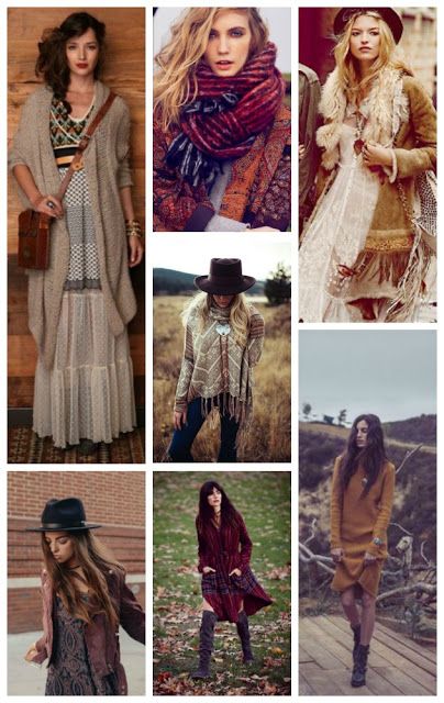 Boho Autumn Outfits, Autumn Boho Outfits, Fall Boho Fashion, Bohemian Style Clothing Winter, Boho Winter Fashion, Boho Chic Fashion Bohemian, Bohemian Winter Outfits, Bohemian Style Winter, Boho Outfits Bohemian