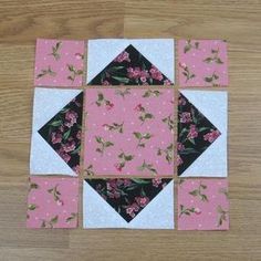 How to Sew a Mrs. Bryan’s Choice Quilt Block – Version 2.0 – fabric-406 Syprosjekter For Nybegynnere, Quilt Square Patterns, Quilt Care, Beginner Quilt Patterns, Quilt Block Tutorial, Quilt Block Pattern, Patchwork Quilting, Quilting For Beginners, Scrappy Quilts