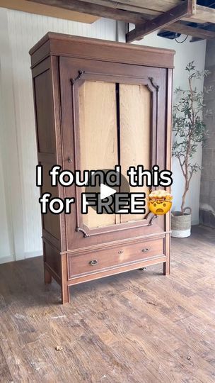 631K views · 15K reactions | Natures Touch On A Timeless Antique Cabinet 🌲🍃 Using GreenEz For An Eco-Friendly Cabinet Flip! #furnitureflip #diyproject #HomeImprovement #upcycle #ecofriendly #transformation #sustainability #diy | Green EZ | Green EZ · Original audio Upcycle Armoire, Cabinet Flip, Armoire Dresser, Diy Upcycle, Cabinet Makeover, Antique Cabinets, Furniture Repair, Flipping Furniture, Redo Furniture