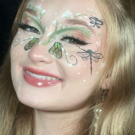 I love dragonfly’s 🧚‍♂️🐉🪲 #makeup #dragonfly #photography #inspo #beauty #fairy Dragonfly Makeup Halloween, Dragonfly Makeup, Dragonfly Photography, Photography Inspo, Halloween Makeup, I Love, Halloween, Makeup, Photography