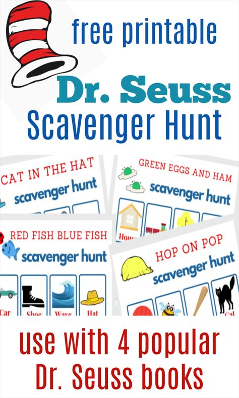 Dr Seuss Library Ideas, Dr Seuss Literacy Night, Dr Seuss Reading Activities, Dr Seuss Activities For First Grade, Dr Seuss Sleep Book Activities, Dr Seuss Games For Kids, Dr Seuss Scavenger Hunt, Dr Seuss Science Activities, Dr Seuss Activities For Preschool