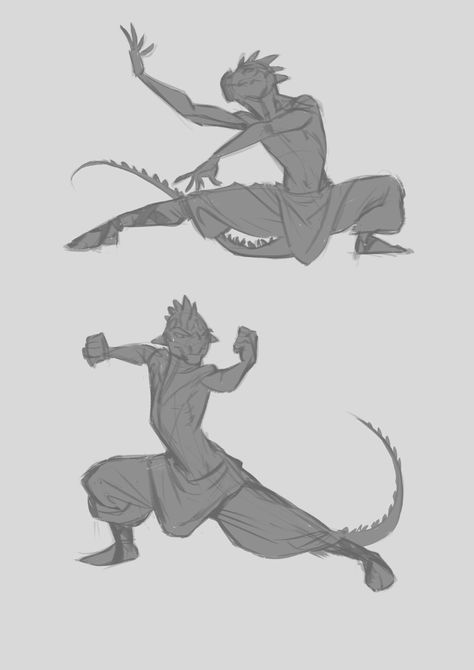 Braginborn Monk Poses, Argonian Art, Dragon Tails, Dragon Poses, 3d Modelle, Character Poses, Creature Concept, Art Poses, Drawing Poses