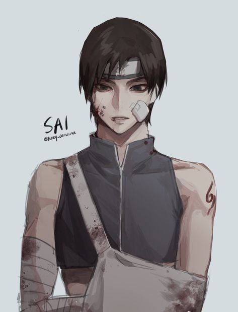 Saiino Fanart, Sai Naruto Fanart, Sai Fanart, Naruto Sai, Sai Yamanaka, Sai Naruto, Sasuke Uchiha Shippuden, Boruto Characters, Naruto Boys