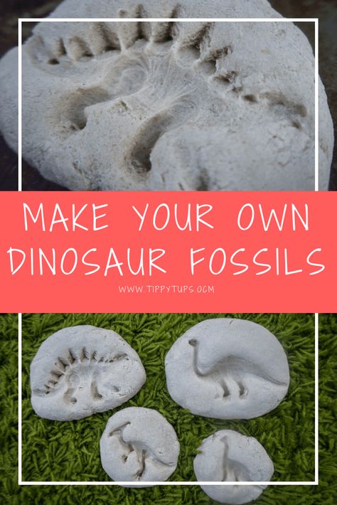 Dinosaur fossils are a quick, easy (and relatively mess free) craft activity for kids who love dinosaurs. Let their imaginations and creativity run free as they create their very own dinosaur fossils using nothing more than some salt dough and their favourite little dino toys. Great for toddlers, preschoolers and primary school children. Dinosaur Crafts Kids, Mess Free Craft, Craft Activity For Kids, Dinosaur Activities Preschool, Dinosaur Projects, Dinosaurs Preschool, Dino Toys, Dinosaur Activities, Dinosaur Crafts