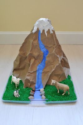 Creative Projects for Kids: Gems in a Cave Mountain Crafts For Kids, Landform Projects, Diy Mountain, Mountain Crafts, Science Projects For Kids, Diy Fairy, Sensory Bin, Fairy Garden Diy, How To Make Diy