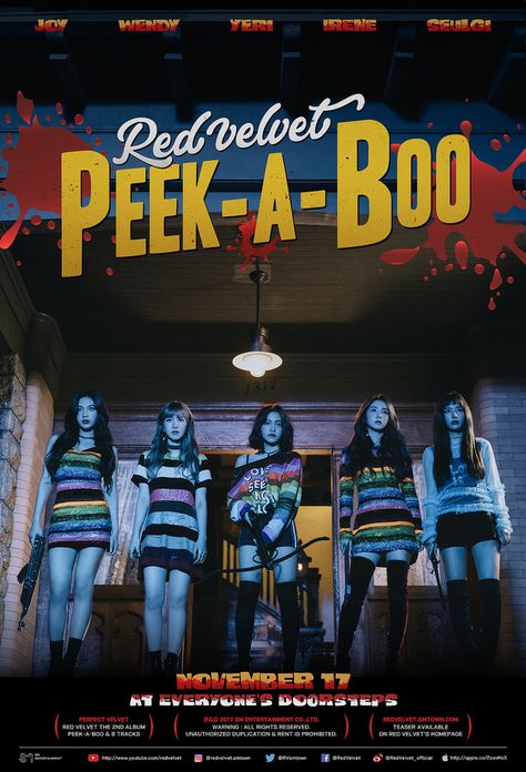 Concept Photos of "Perfect Velvet" album by Red Velvet | Peek-A-Boo | 레드벨벳 | 피카부 | photoshoot | album jacket | Irene | Wendy | Seulgi | Joy | Yeri Song Posters, Album Kpop, Retro Posters, Pop Posters, Park Sooyoung, Kpop Posters, Red Velvet Irene, Album Design, Room Posters