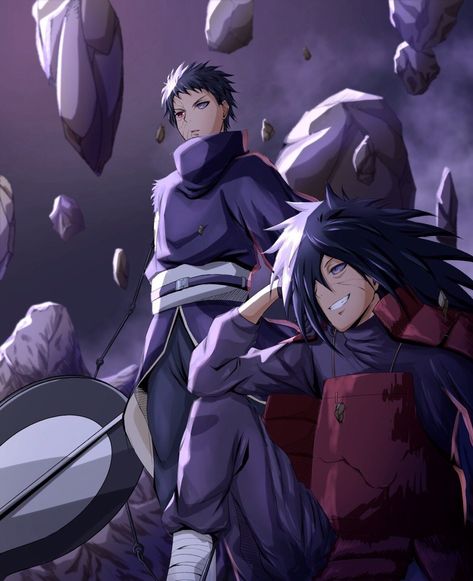 Madara And Obito, Madara Obito, Madara Uchiha Wallpapers, Uchiha Obito, Naruto Uchiha, Uchiha Madara, Naruto Shippudden, Anime Suggestions, Mangekyou Sharingan