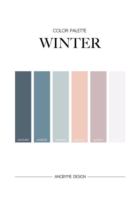 Color Palette Aesthetic, Work Cubicle Decor, Palette Aesthetic, Cool Winter Color Palette, Winter Pastels, Winter Palette, Hex Color Palette, Winter Color Palette, Coloring Inspiration