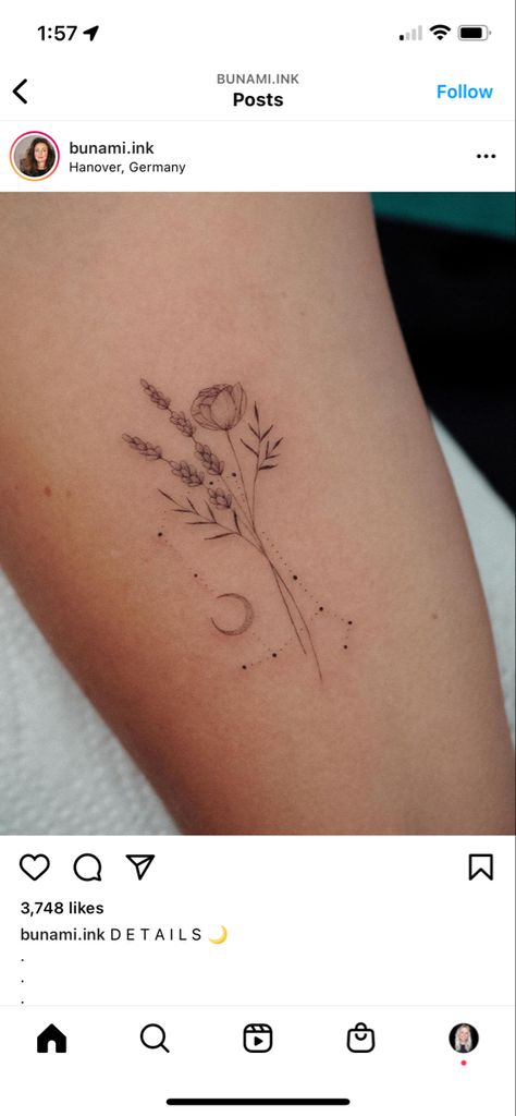 Fine Line Thistle Tattoo, Thistle Tattoo, Scottish Heather, Lavender Tattoo, Gemini Tattoo, Wrist Tattoo, Fine Line, Wrist Tattoos, Leaf Tattoos