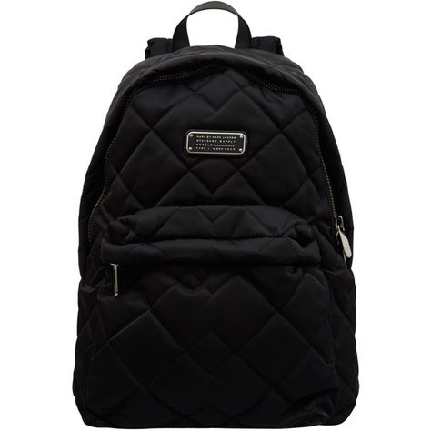 Marc by Marc Jacobs Black Crosby Quilted Backpack (8,900 PHP) ❤ liked on Polyvore featuring bags, backpacks, accessories, bolsas, black zipper pouch, zip pouch, black backpack, quilted laptop backpack and marc by marc jacobs Marc Jacob Backpack, Black Rucksack, Backpacks Accessories, Backpack Accessories, Backpack Laptop, Quilted Backpack, Designer Totes, Jacob Black, Marc Jacobs Bag