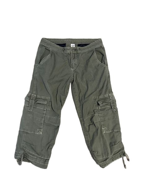 Dark Green Cargo Pants, Green Cargo Pants, Green Cargo, Cargo Pants, Low Rise, Dark Green, Capri Pants, Capri, Fashion Inspo