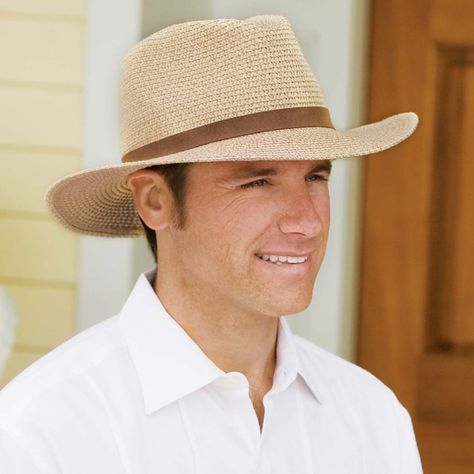 ALL HAIR MAKEOVER: Summer hat for guys Hat Outfits Summer, Mens Beach Hats, Mens Summer Hats, Outback Hat, Mens Sun Hats, Summer Mens, Man Hat, Mens Fashion Classy, Men Beach