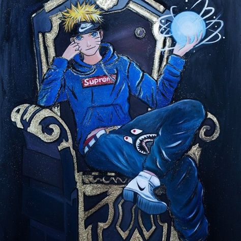 Supreme Naruto, Naruto Supreme, Hypebeast Anime, Naruto Mignon, Mobil Mustang, Gangsta Anime, Naruto Painting, Image Dbz, Anime Gangster