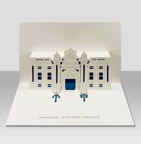 PAPERTANGOLTD - 3D pop up cards #londonlocalteam Judy Robinson, Pop Up Invitation, Stationary Box, National Maritime Museum, Papercut Art, Paper Engineering, Paper Pop, Card Stickers, Folding Paper