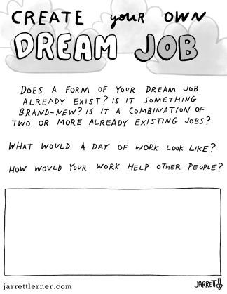 Dream Job Journal Ideas, Job Readiness Activities, Dream Jobs Ideas, Career Activities For Kids, Jarrett Lerner, My Dream Job, Pmp Exam, Story Story, Dream Jobs