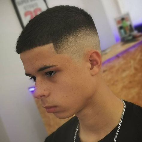 Men Haircut Styles Short Straight Hair, High Skin Fade Short Top, Buzz Cut Drop Fade, Crop Top Fade Haircut, Buzz Cut Men Fade, Buzz Cut Mid Fade, Lower Taper Fade, Bald Fade Haircut Men, Buzzcut Men Fade