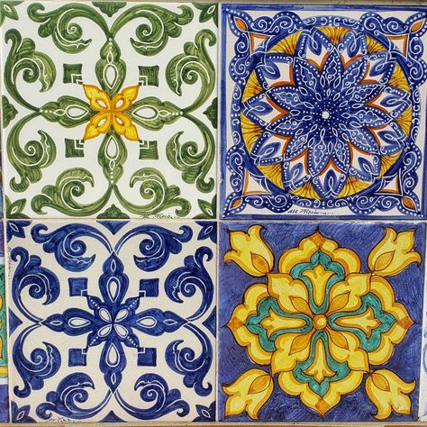 Sicilian Art, Sicilian Aesthetic, Sicily Art, Sicilian Tiles, Sicilian Pattern, Sicily Italy Aesthetic, Italian Symbols, Sicilian Culture, Sicilian Ceramics