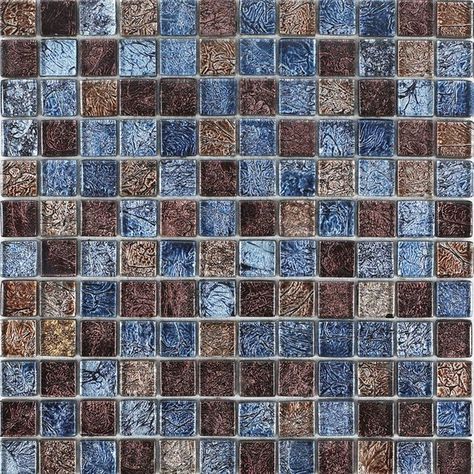 Backsplash Ideas Bathroom, Mosaic Tile Bathroom Wall, Cheap Kitchen Backsplash, Tile Backsplash Ideas, Bathroom Mosaic, Bathroom Wall Colors, Patterned Bathroom Tiles, Mosaic Bathroom Tile, Blue Backsplash