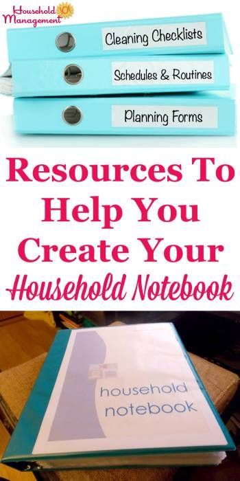 Lots of resources and printables to help you build the ultimate household notebook that is customized for your family and home {on Household Management 101} Home Organization Binders, Household Notebook, Organization Binder, Emergency Binder, Family Binder, Household Binder, Organizing Paperwork, Home Binder, Life Binder