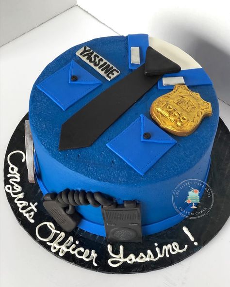 Police Academy Cake Graduation, Law Enforcement Cake, Police Cake Design, Police Officer Cake, Policeman Cake, Police Birthday Cakes, Police Cake, Police Design, Police Cakes