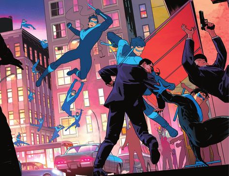 Nighwing, Nightwing And Batgirl, Young Justice Robin, Gay Comics, Arte Dc Comics, Batman Family, Detective Comics, Bat Family, Comic Panels