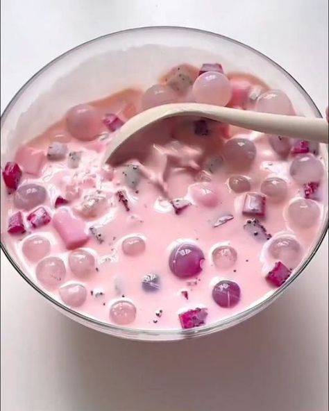 Resep Cemilan Enak on Instagram: "Fruit Cocktail
.
.
.
.
.
➡️Slide1
Dragon Fruit Cocktail
by @sentiasa.lapar

Another day, another cocktail! Since everyone really love my previous cocktail video, so I’m making another one 😘 Dragon fruit is my favourite fruit anyway 🤤
.
.
.
.
➡️Slide2
Fruit Cocktail
by @sentiasa.lapar

It’s a very hot season right now 🥵 Having some iced fruit cocktails would be great right? 😋
 [✨Fruit Cocktails✨] Ingredients: 1. Ice cubes 
2. Nata De Coco
3. Watermelon
4. Strawberry
5. Crystal jelly (you can make your own jelly)
6. Evaporated milk
7. Condensed milk
8. Fresh milk
.
.
.
Removal / Credit [ DM ]⁣
➡️Please Contact Us For Credit or Removal⬅️⁣
* if you don’t want to be reposted, dm us
_____
#resepkue #doyanbaking #kueenak #kuetradisional #cakedankue #kuejadul Dragon Fruit Cocktail, Holiday Punch Recipe, Crystal Jelly, Skillet Dinner Recipes, Fruit Juice Recipes, Hot Season, Usa Food, Fruit Cocktail, Cocktail Ingredients