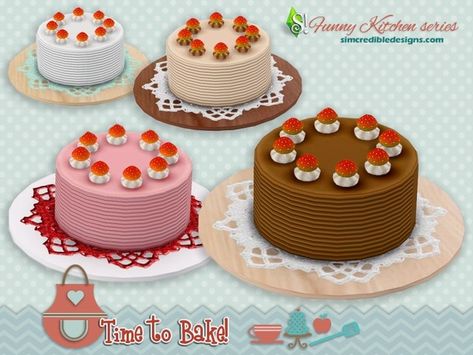 SIMcredible!'s Funny kitchen - Time to bake - cake Sims 4 Funny, The Sims Freeplay, Sims 4 Cheats, Wedding Content, Sims 4 Black Hair, The Sims 4 Pc, 4th Birthday Cakes, Sims 4 Clutter, Kitchen Time