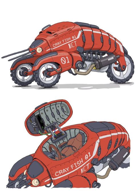 Concept Vehicles Sci Fi, Robot Animal, Dnd Dragons, Robot Design, Robot Art, Robots Concept, Robot Concept Art, Fantasy Concept Art, Futuristic Cars