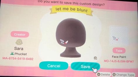 Acnh Custom Face Paint, Acnh Piercing Design, Acnh Dispensary, Animal Crossing Hair, Animal Crossing Music, Acnh Clothes, Animal Crossing 3ds, Animal Crossing Funny, Animal Crossing Memes