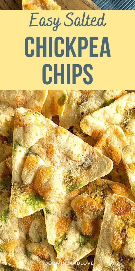 Yummy and Great idea for a snack. This homemade diy recipe is a healthy way to make a chip that can be dipped or part of nachos for dinner. Mediterranean diet friendly, gluten free, and vegan! Perfect protein snack for parties, gatherings, movies, family tv or game times, or holidays. Vegan Dehydrated Backpacking Meals, Diy Protein Chips, Protein Chips Homemade, Healthy Chips Homemade, Lentil Chips Recipe, Protein Chips Recipe, Chickpea Chips, Nachos For Dinner, Vegan Munchies