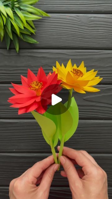 Origami Amazing 🤩 Paper Craft Tutorials on Instagram: "3D Origami Flowers #diy #origami #papercrafts #homedecor #paperflower #flower" Origami Flowers Diy, Origami 3d, Paper Craft Tutorials, 3d Origami, Diy Origami, Origami Flowers, Flowers Diy, Craft Tutorials, Flower Crafts