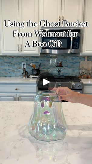 3.5K views · 9.9K reactions | Have you seen this ghost bucket at Walmart??? 👻 It’s lightweight and a great alternative to the popular Dollar General ghost bucket (that I can’t seem to find!!) It isn’t priced bad either; costing only $7. 😄
It is perfect for artificial flowers, candy or just a way to package a gift.  Love, love, love it! 

#halloween #gift #boo #ghost #halloweendecor #halloween2024 #Halloween #walmart #dollartree #foryou #fyp #foryoupage | Laura Jeanne | Global Genius · Magic And Mischief Halloween Walmart, Boo Baskets, Boo Gift, Boo Ghost, Halloween Food, Halloween 2024, Dollar General, Gift Love, 1k Views