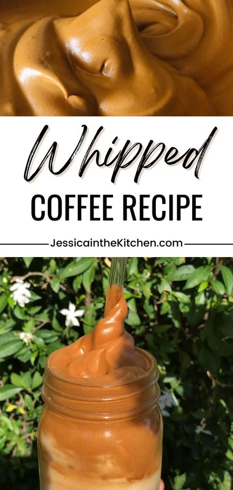 Whipped Instant Coffee, How To Make Wiped Coffee, Italian Whipped Coffee, Instant Whipped Coffee, Whipped Honey Coffee Recipe, Protein Hot Coffee Recipes, Whipped Espresso Coffee, Cloud Coffee Recipe, Healthy Instant Coffee Recipes