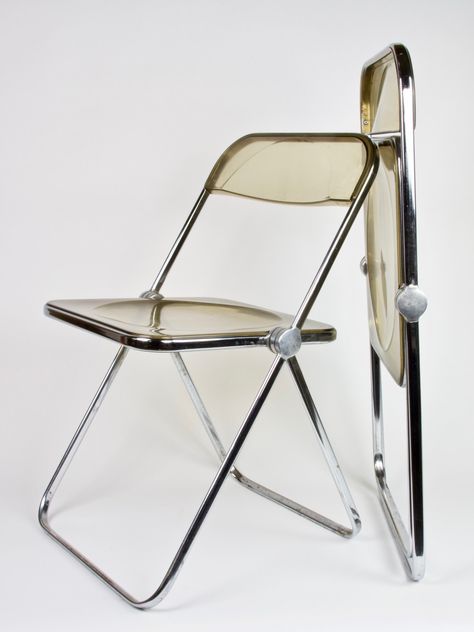 Chair For Small Space, Plia Chair, Giancarlo Piretti, Foldable Chair, Chairs For Small Spaces, Feature Chair, Hall Chair, Foldable Chairs, Steel Chair