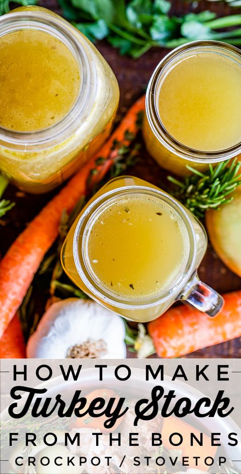 Heal Gut Health, Turkey Bone Broth Recipe, Recipe With Turkey, Heal Gut, Turkey Bone Broth, Gaps Diet Recipes, Fresh Turkey, How To Make Turkey, Turkey Broth