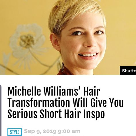 Michele Williams Short Hair, Carey Mulligan Pixie, Michelle Williams Haircut, Mia Farrow Pixie, Michelle Williams Pixie, Michelle Williams Hair, Michele Williams, My Week With Marilyn, Short Locks