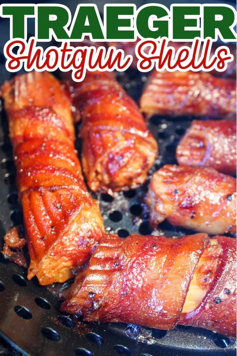 Smoker Grill Recipes, Pasta Sausage, Pellet Smoker Recipes, Wrapped Hot Dogs, Traeger Grill Recipes, Pellet Grill Recipes, Traeger Recipes, Smoked Meat Recipes, Stuffed Shells Recipe