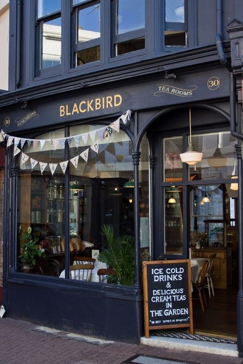 Blackbird Tea Rooms - Brighton Brighton Sussex, Kentish Town, Tea Rooms, Brighton Uk, Shop Fronts, Brighton And Hove, Loire Valley, Cafe Shop, Blackbird