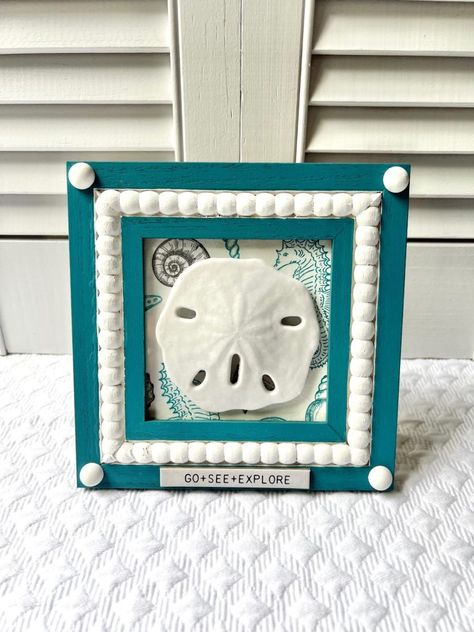 Dollar Tree Nautical Sand Dollar Sign - Sand Dollar Craft Wall Decor, Sand Dollar Craft, Diy Pinwheel, Craft Wall Decor, Fall Pallets, Winter Printables, Shell Ideas, Thrift Store Makeover, Dollar Tree Halloween